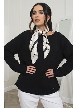 Klasyczny sweter oversize w kolorze czarnym Mirra, Kolor czarny, Rozmiar Oversize, KAMEA ze sklepu Primodo w kategorii Swetry damskie - zdjęcie 145466398