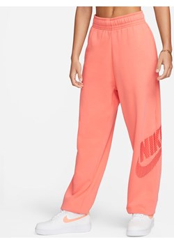 Damskie spodnie z dzianiny o kroju oversize do tańca Nike Sportswear - Pomarańczowy ze sklepu Nike poland w kategorii Spodnie damskie - zdjęcie 145491688
