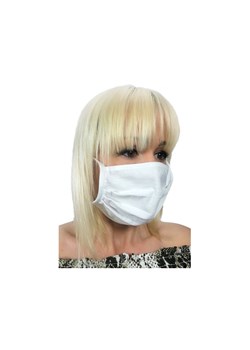 Biała maseczka bawełniana maska na twarz ze sklepu Kokietki w kategorii Maseczki ochronne - zdjęcie 145758705
