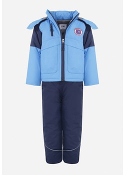 Niebieski Komplet Zimowy Kurtka i Spodnie Aronui ze sklepu Born2be Odzież w kategorii Komplety chłopięce - zdjęcie 145826806