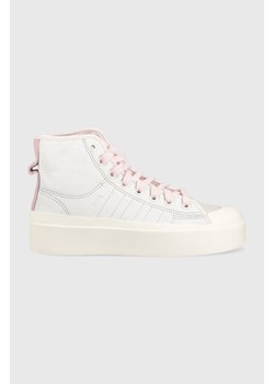 adidas Originals sneakersy skórzane Nizza Bonega kolor biały ze sklepu ANSWEAR.com w kategorii Trampki damskie - zdjęcie 145921139