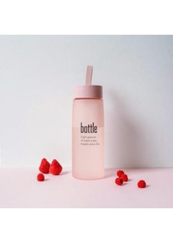 Butelka na wodę w pastelowych kolorach - Różowy / 500ml ze sklepu Valetta.pl w kategorii Bidony i butelki - zdjęcie 146014379