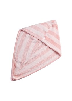 Ręcznik na włosy w paski - Szary / Uniwersalny ze sklepu Valetta.pl w kategorii Ręczniki - zdjęcie 146016757