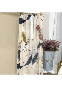 Spodnie do spania w kwiaty - Biały / Uniwersalny ze sklepu Valetta.pl w kategorii Piżamy damskie - zdjęcie 146016787