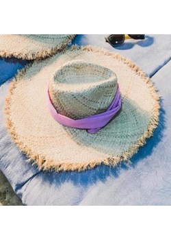 Klasyczny kapelusz plażowy - Czarny / Uniwersalny ze sklepu Valetta.pl w kategorii Kapelusze damskie - zdjęcie 146019638