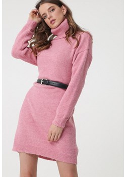 Różowa Sukienka Classificator ze sklepu Born2be Odzież w kategorii Sukienki - zdjęcie 146026198