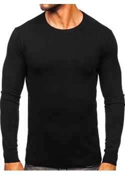 Czarny sweter męski Denley MMB602 ze sklepu Denley w kategorii Swetry męskie - zdjęcie 146034407