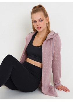 GATE Długa damska bluza w kropki z kapturem, zapinana na zamek XS ze sklepu gateshop w kategorii Bluzy damskie - zdjęcie 146039765