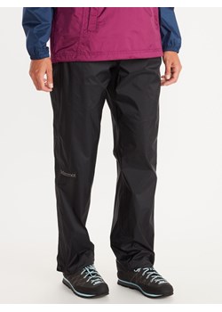 Damskie spodnie trekkingowe MARMOT PreCip Eco Full Zip Pant - czarne ze sklepu Sportstylestory.com w kategorii Spodnie damskie - zdjęcie 146129517