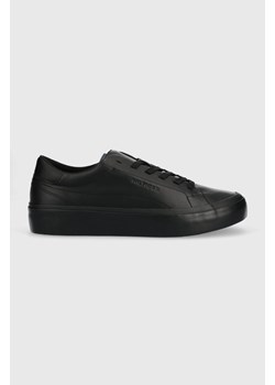 Tommy Hilfiger sneakersy skórzane kolor czarny ze sklepu ANSWEAR.com w kategorii Trampki męskie - zdjęcie 146166316