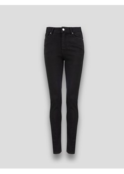 Czarne bawełniane spodnie z wysokim stanem ze sklepu Molton w kategorii Spodnie damskie - zdjęcie 146189017