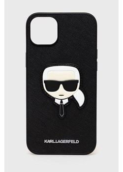 Karl Lagerfeld etui na telefon iPhone 14 Plus 6,7&quot; kolor czarny ze sklepu ANSWEAR.com w kategorii Etui - zdjęcie 146246686