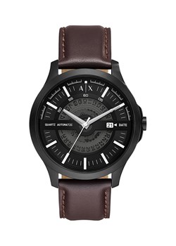 Armani Exchange zegarek męski kolor czarny ze sklepu ANSWEAR.com w kategorii Zegarki - zdjęcie 146254677