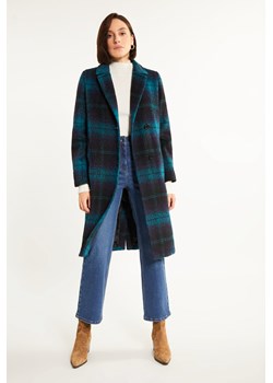 Dwukolorowy płaszcz z kieszeniami ze sklepu MONNARI w kategorii Płaszcze damskie - zdjęcie 146259397