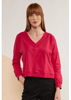 Bluza z dekoltem w V-neck ze sklepu MONNARI w kategorii Bluzy damskie - zdjęcie 146261409