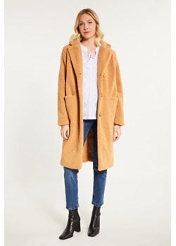 Płaszcz z pluszowego materiału ze sklepu MONNARI w kategorii Płaszcze damskie - zdjęcie 146261629