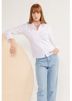 Biała koszula z wiązaniem na plecach ze sklepu MONNARI w kategorii Koszule damskie - zdjęcie 146261955