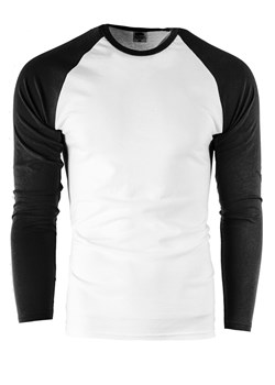 Bluza męska bez kaptura baseball long czarna ze sklepu Risardi w kategorii Bluzy męskie - zdjęcie 146267129