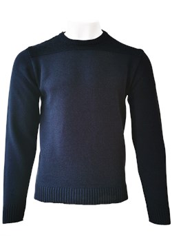 Sweter męski pod szyję - granat - M - M ze sklepu Swetry Lasota w kategorii Swetry męskie - zdjęcie 146271915