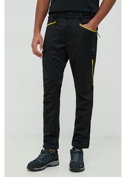 4F spodnie outdoorowe męskie kolor czarny ze sklepu ANSWEAR.com w kategorii Spodnie męskie - zdjęcie 146347628