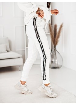 Spodnie Pearl Białe ze sklepu Lisa Mayo w kategorii Spodnie damskie - zdjęcie 146364769