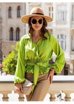 Koszula Rubine Zielona ze sklepu Lisa Mayo w kategorii Bluzki damskie - zdjęcie 146365536