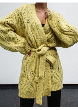 Sweter Mayla Cocomore Żółty ze sklepu Lisa Mayo w kategorii Swetry damskie - zdjęcie 146367606