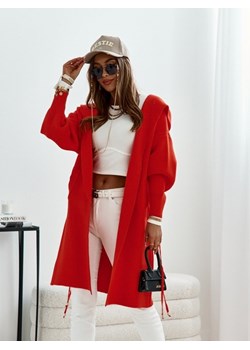 Sweter Axel Czerwony ze sklepu Lisa Mayo w kategorii Swetry damskie - zdjęcie 146367657