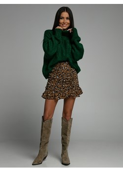 Spódnica Rivela Panther Brązowa ze sklepu Lisa Mayo w kategorii Spódnice - zdjęcie 146369025