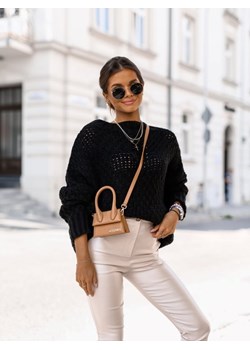 Sweter Siri Czarny ze sklepu Lisa Mayo w kategorii Swetry damskie - zdjęcie 146369725