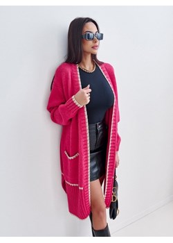 Sweter Jill Cocomore New Amarantowy ze sklepu Lisa Mayo w kategorii Swetry damskie - zdjęcie 146370079