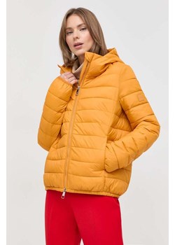 BOSS kurtka damska kolor pomarańczowy przejściowa ze sklepu ANSWEAR.com w kategorii Kurtki damskie - zdjęcie 146396118