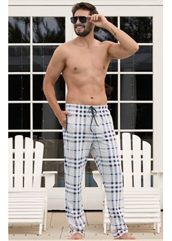 Spodnie męskie z długą nogawką Gilbert, Kolor beżowy-wzór, Rozmiar 2XL, Italian Fashion ze sklepu Intymna w kategorii Piżamy męskie - zdjęcie 146400658