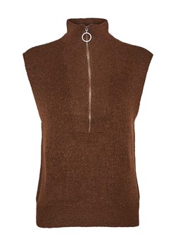 Bezrękawnik "Newalice" w kolorze brązowym ze sklepu Limango Polska w kategorii Swetry damskie - zdjęcie 146401416