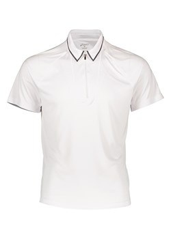 asics Funkcyjna koszulka polo w kolorze białym ze sklepu Limango Polska w kategorii T-shirty męskie - zdjęcie 146402829
