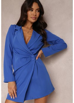 Niebieska Sukienka Semiche ze sklepu Renee odzież w kategorii Sukienki - zdjęcie 146434812