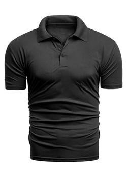 koszulka polo Eutex - czarna ze sklepu Risardi w kategorii T-shirty męskie - zdjęcie 146441335