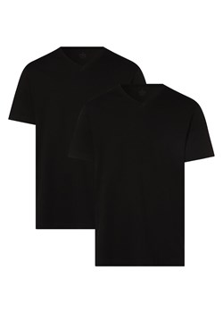 Ragman T-shirty pakowane po 2 szt. Mężczyźni Bawełna czarny jednolity ze sklepu vangraaf w kategorii T-shirty męskie - zdjęcie 146514706