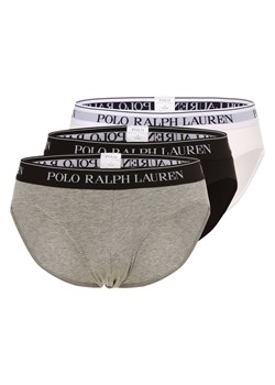 Polo Ralph Lauren Slipy pakowane po 3 szt. Mężczyźni Bawełna szary jednolity ze sklepu vangraaf w kategorii Majtki męskie - zdjęcie 146514716