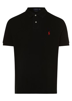 Polo Ralph Lauren Męska koszulka polo Mężczyźni Bawełna czarny jednolity ze sklepu vangraaf w kategorii T-shirty męskie - zdjęcie 146514718