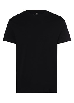 Nils Sundström T-shirt męski Mężczyźni Bawełna granatowy jednolity ze sklepu vangraaf w kategorii T-shirty męskie - zdjęcie 146514985