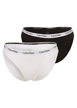 Calvin Klein Figi pakowane po 3 szt. Kobiety Dżersej biały jednolity ze sklepu vangraaf w kategorii Majtki damskie - zdjęcie 146515156