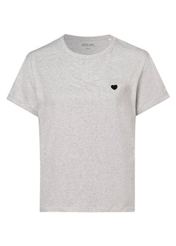 Opus T-shirt damski Kobiety Bawełna szary jednolity ze sklepu vangraaf w kategorii Bluzki damskie - zdjęcie 146515157
