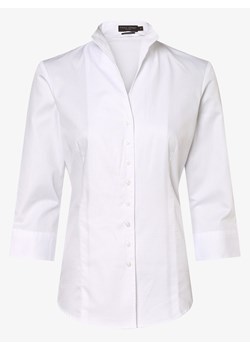 Franco Callegari - Bluzka damska – łatwa w prasowaniu, biały ze sklepu vangraaf w kategorii Koszule damskie - zdjęcie 146515228