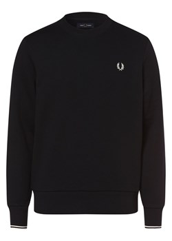 Fred Perry Męska bluza nierozpinana Mężczyźni granatowy jednolity ze sklepu vangraaf w kategorii Bluzy męskie - zdjęcie 146515295