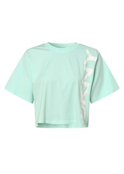 DKNY T-shirt damski Kobiety Bawełna miętowy nadruk ze sklepu vangraaf w kategorii Bluzki damskie - zdjęcie 146515599