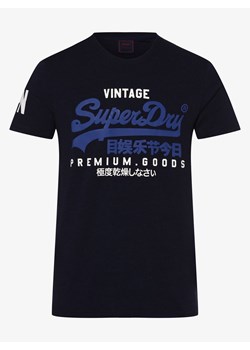 Superdry - T-shirt męski, niebieski ze sklepu vangraaf w kategorii T-shirty męskie - zdjęcie 146515865