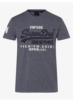 Superdry - T-shirt męski, niebieski ze sklepu vangraaf w kategorii T-shirty męskie - zdjęcie 146515866