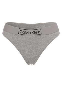 Calvin Klein Stringi  Kobiety Bawełna jasny szary marmurkowy ze sklepu vangraaf w kategorii Majtki damskie - zdjęcie 146516438