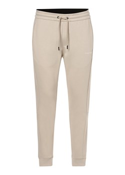 Calvin Klein Spodnie dresowe Mężczyźni Materiał dresowy kitt jednolity ze sklepu vangraaf w kategorii Spodnie męskie - zdjęcie 146516589